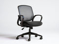 Black Ergonomic Mesh Task Chair with Adjustable Height, 25.6 x 25.6 x 37.4-41.3 in